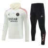 Sudadera De Entrenamiento Paris Saint-Germain Hoodie 2024-25 Blanca - Hombre